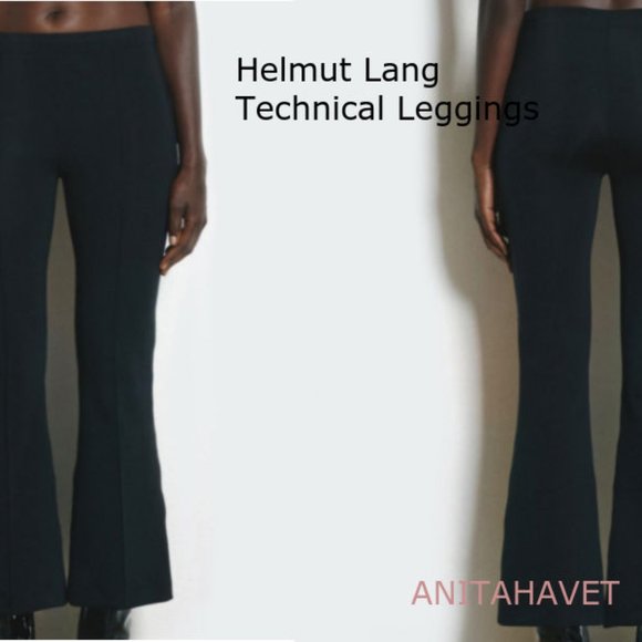 HELMUT LANG Cropped Flare Leggings - Picture 8 of 8